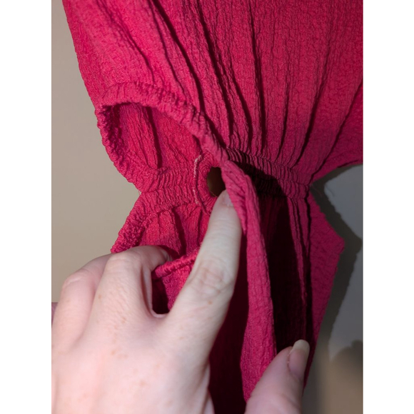 Girls Jinna & Jess Pink Cutout Jumpsuit Size 7 - Picture 7 of 7